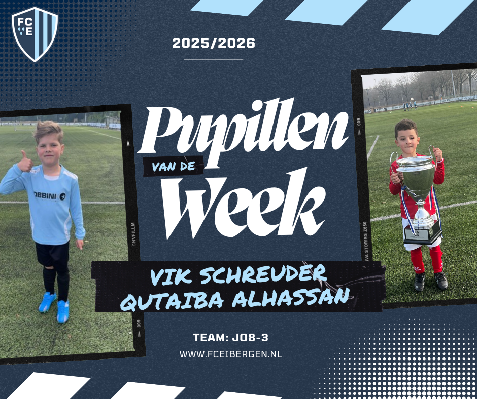 Pupillen van de week Heren 1: Vik Schreuder & Qutaiba Alhassan