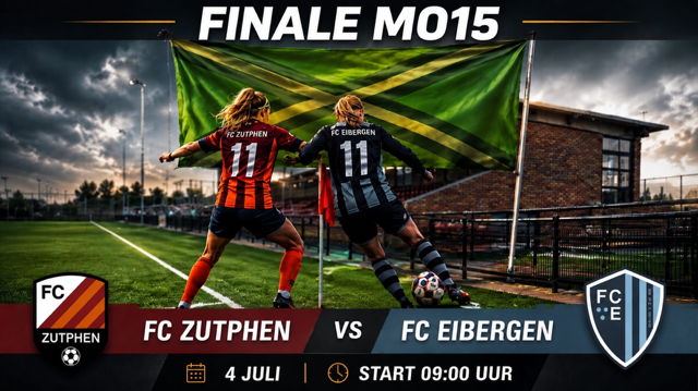Aanstaande zaterdag 4 juli bekerfinale MO15-1!