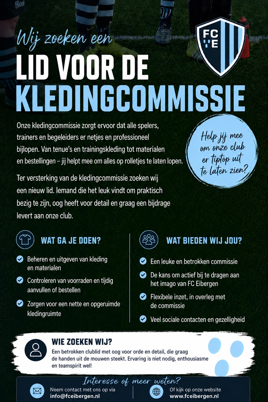 Gezocht: lid voor kledingcommissie