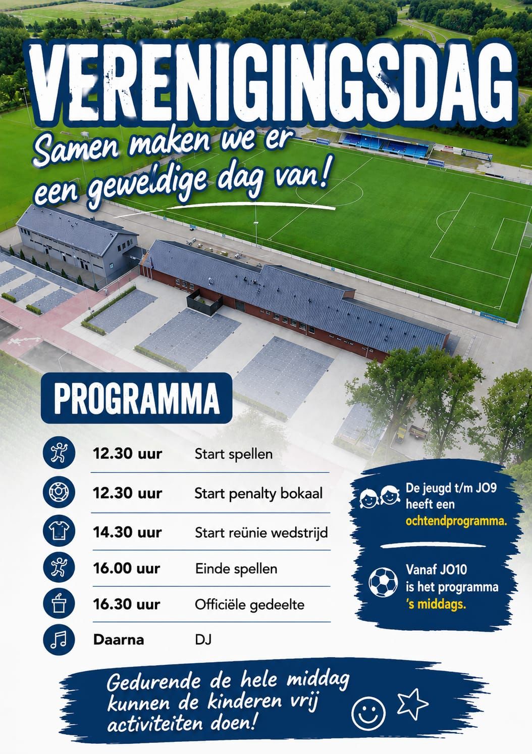 Planning verenigingsdag 13 Juni 2026