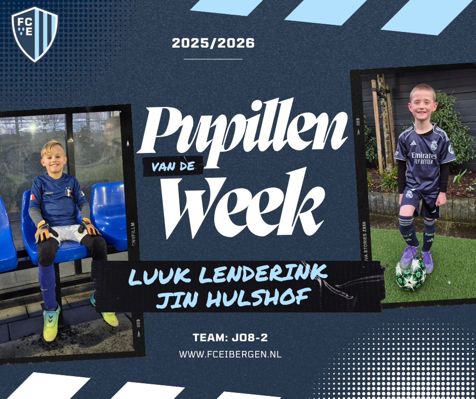 Pupillen van de Week: Jin Hulshof & Luuk Lenderink