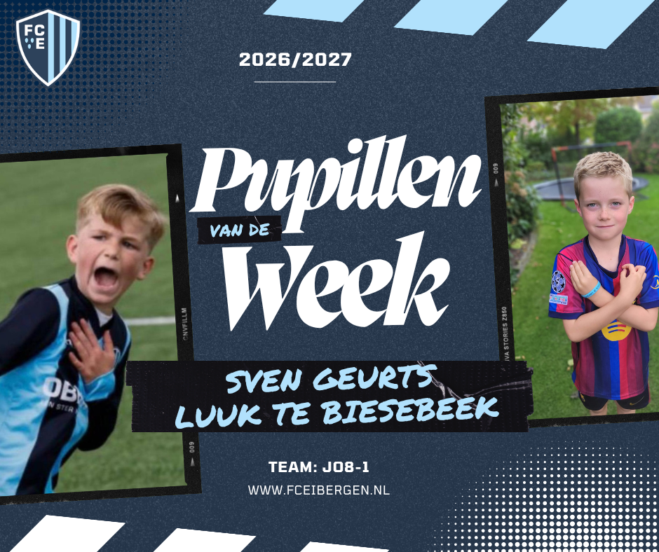 Pupillen van de Week: Sven Geurts & Luuk te Biesebeek
