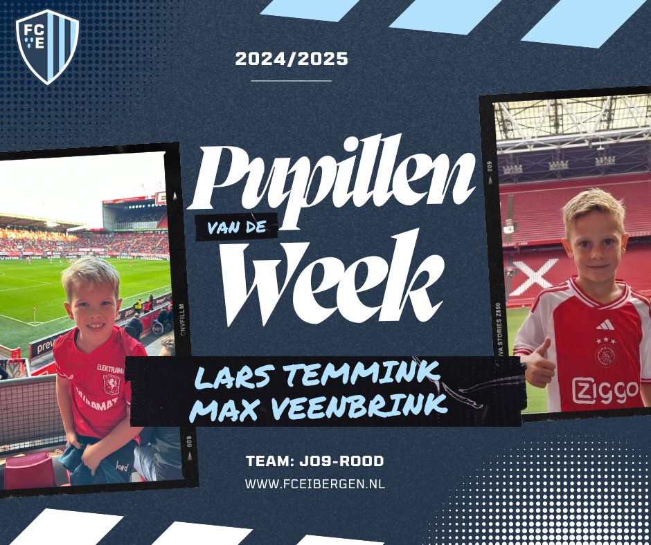 Pupillen van de Week Zondag 1: Max Veenbrink & Lars Temmink